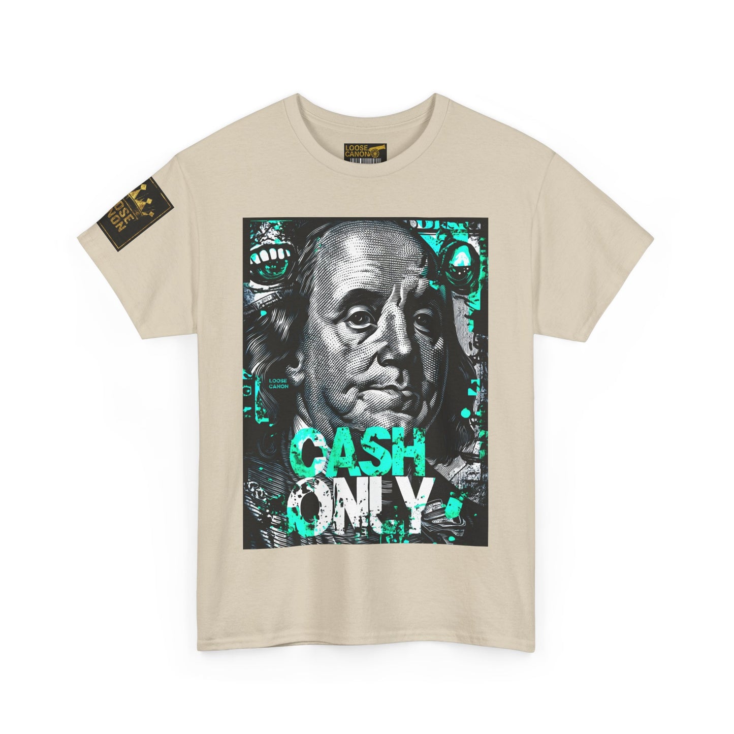 Cash Only society Loose Canon tee